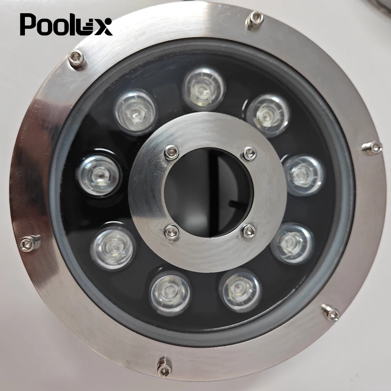 304 stainless steel IP68 LED 9watt RGB color Fountain Light