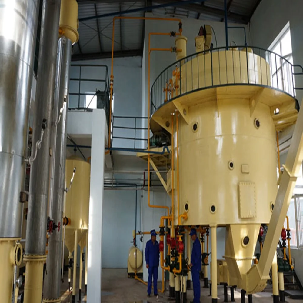 Full Automatic Cotton Seed Oil Processing Machine Cottonseed Oil Refining/Solvent Extraction Machine With Workshop Oil Presser