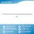  USA Inventory Dimmable Linkable DLC 2FT 4FT 8FT Batten Vapor Shop Light Linear Led Strip
