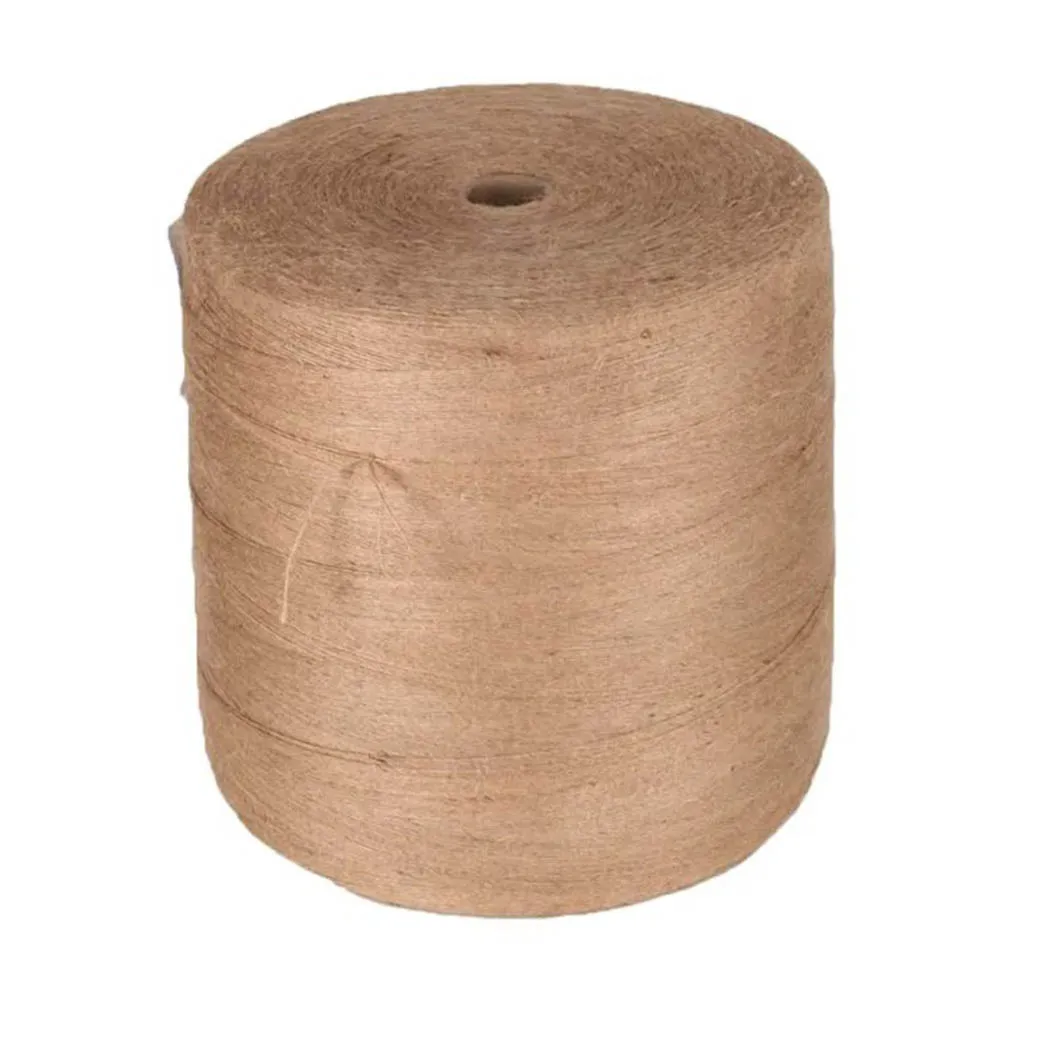 Wholesale Factory Manufacture 100% Natural Jute Yarn High Standard Quality Export Oriented Wholesale Jute Yam Raw Jute Material