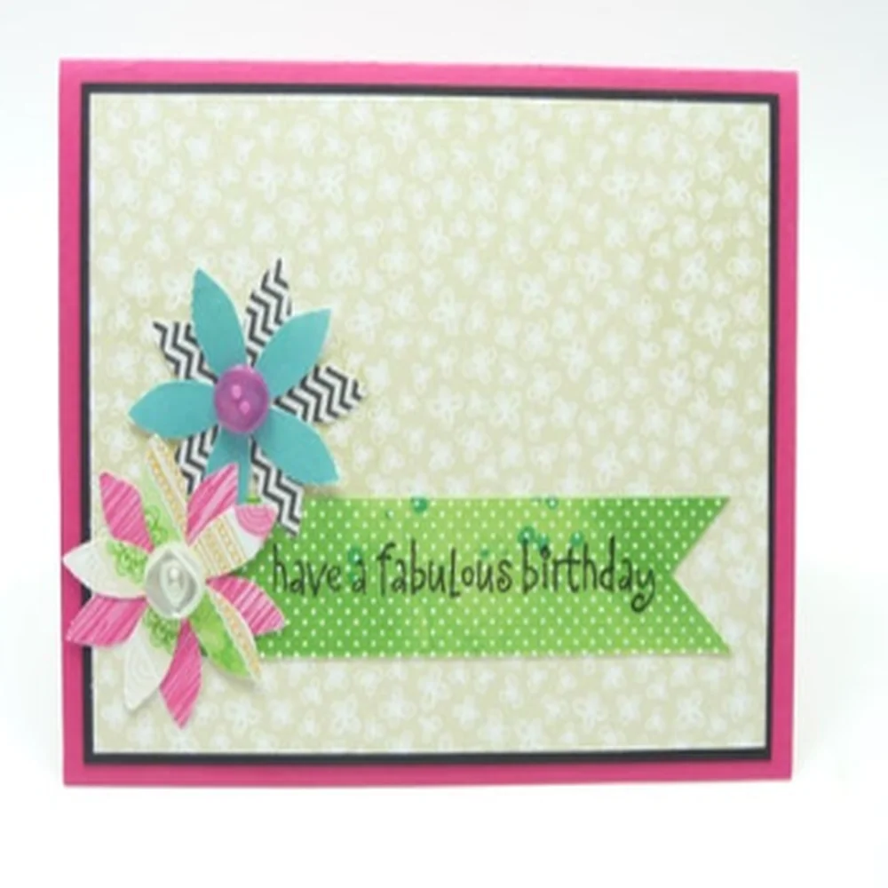 OEM Customized china supplier handwork pink color greeting cards custom printing cards greeting