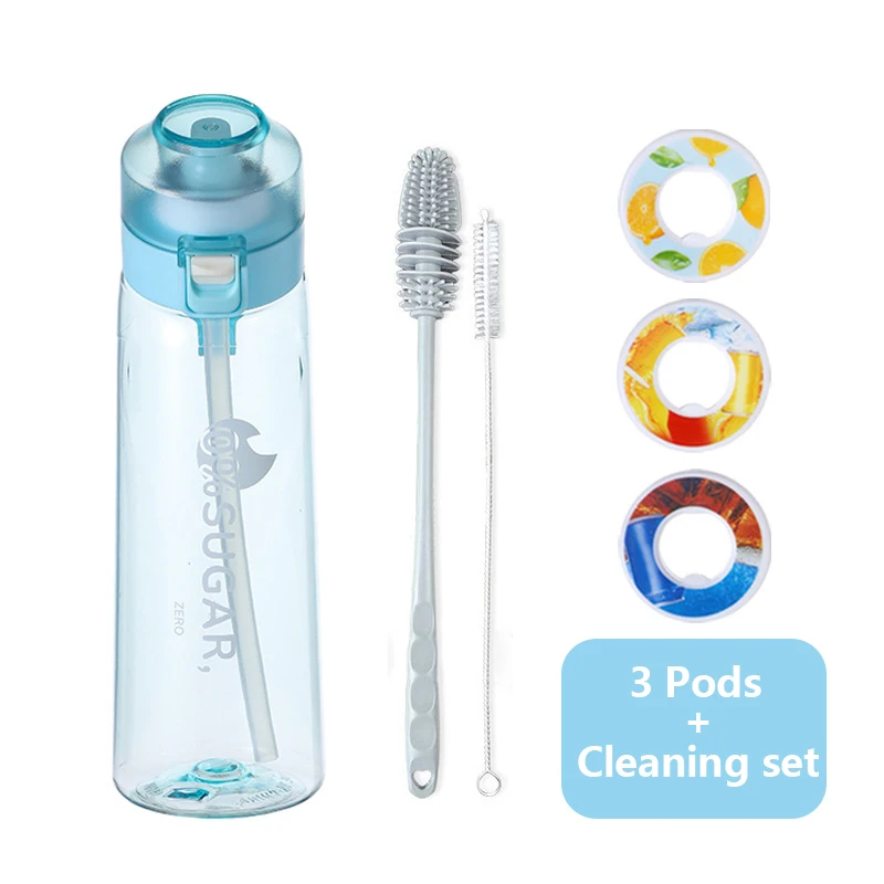 Flavoring Drinking 650ml Bpa Free Mixed Colours Fruit Flavor Cup Tritan Air Up Fruit Flavour Water Bottle with Flavor Pods