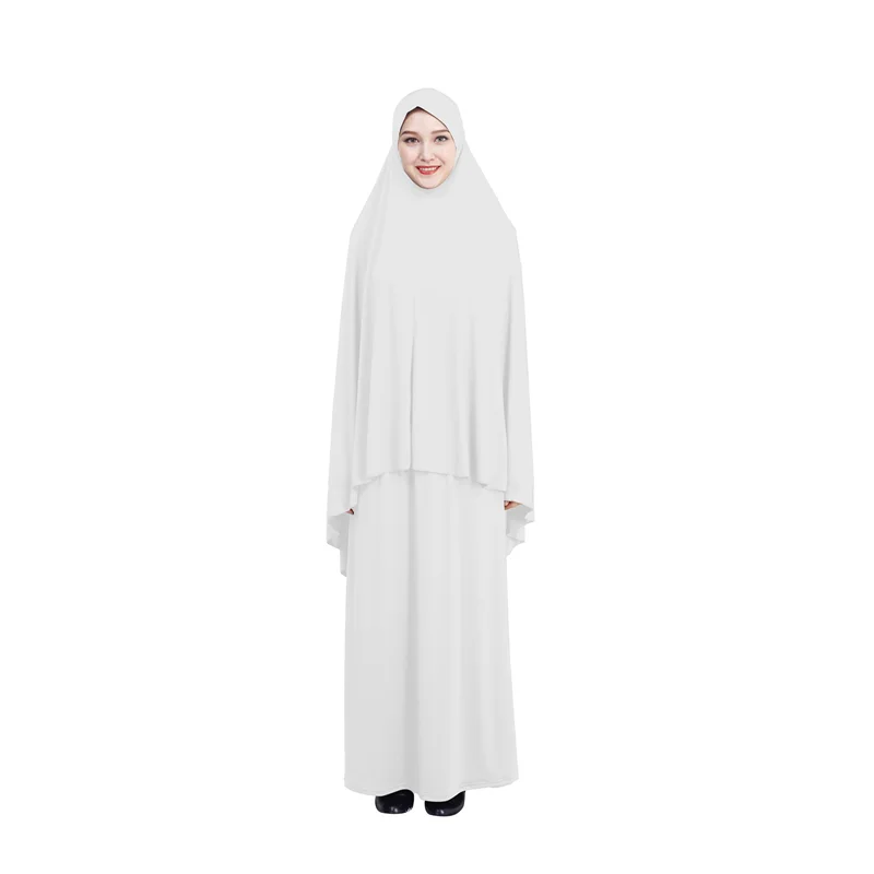 Hot sale fashion hijab dress malaysia saudi clothing abaya muslim dress with hijab