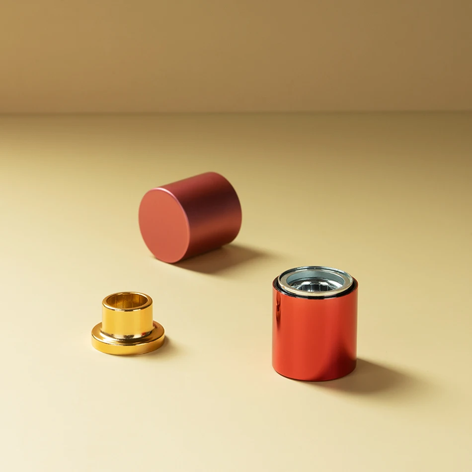 Luxury Zamac Perfume Bottle Cover Lid 15mm Gold Metal Zinc Alloy Perfume Bottle Magnetic Cap custom Logo