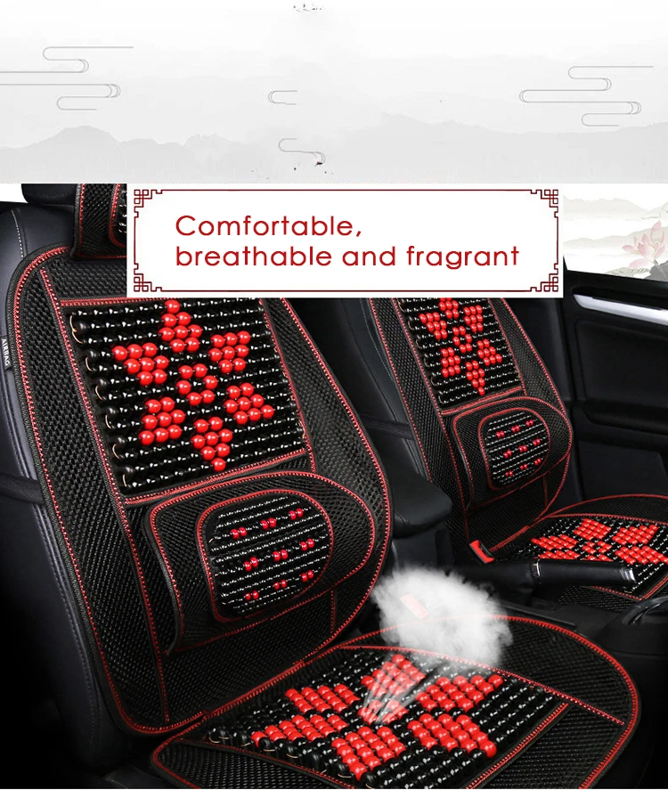 Wood Bead Automobile Cushion in Summer