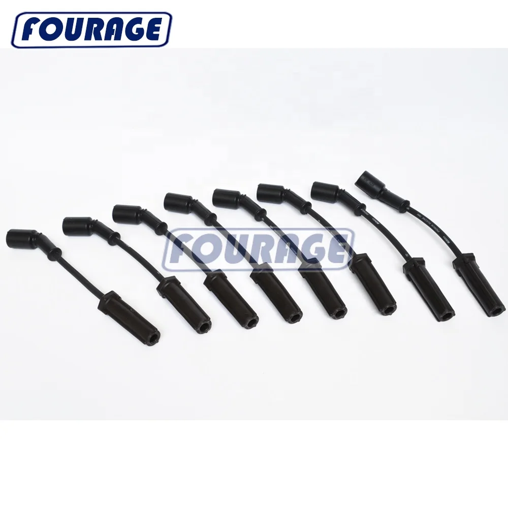 Hot Sale Automotive Engine Parts 9748UU Professional Cable Ignition Spark Plug Wire Set