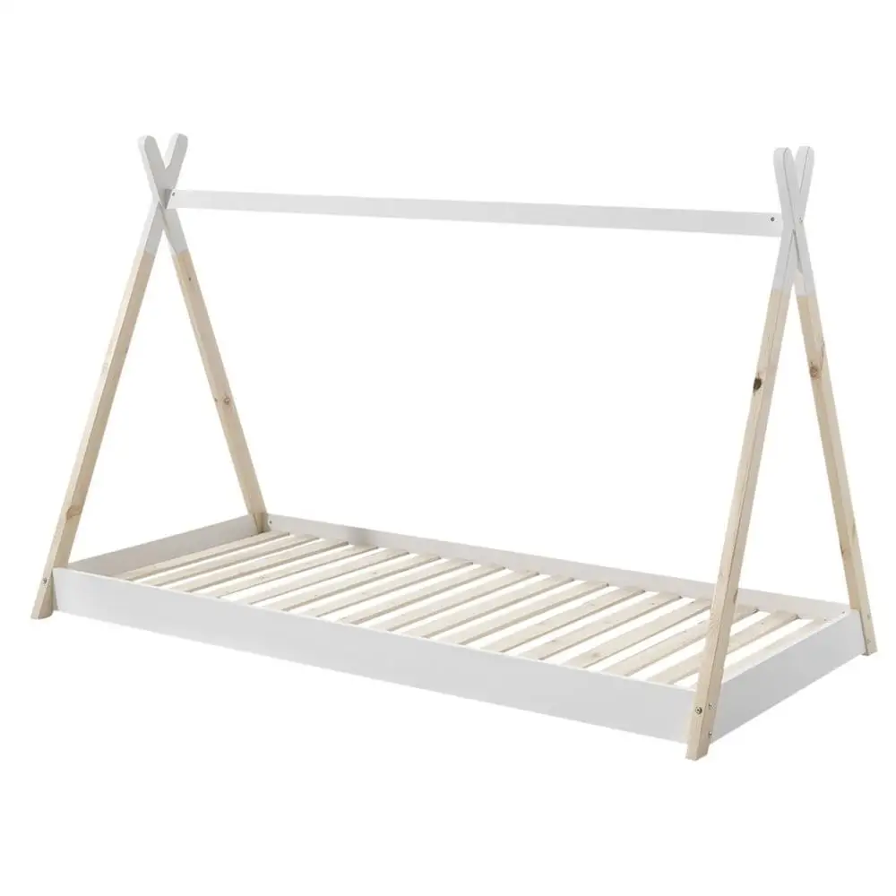 WJZ-0628 деревянные из белого топа и платье; Детская домашняя одежда для сна с вигвама кровать