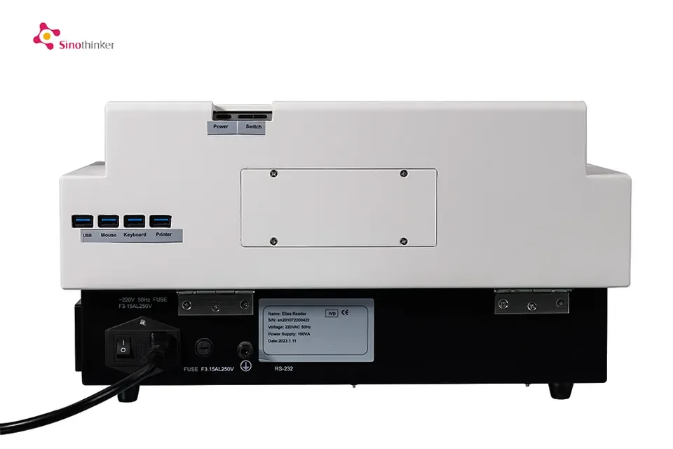 Low Price Elisa Reader Automated Elisa Analyzer Automated Elisa Immunoassay Machine for Lab Medical