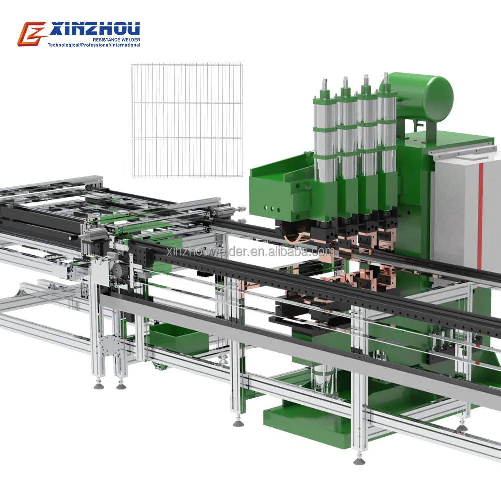 Good price steel wire mesh automatic spot welding machine for metal CNC resistance pneumatic spot welding machine