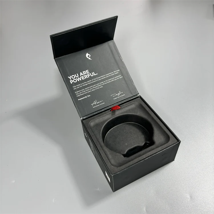 Eco-friendly Compostable Biodegradable Bamboo Packaging Custom Sugarcane Paper Box Pulp Molded Carton for Cellphone or Earphone