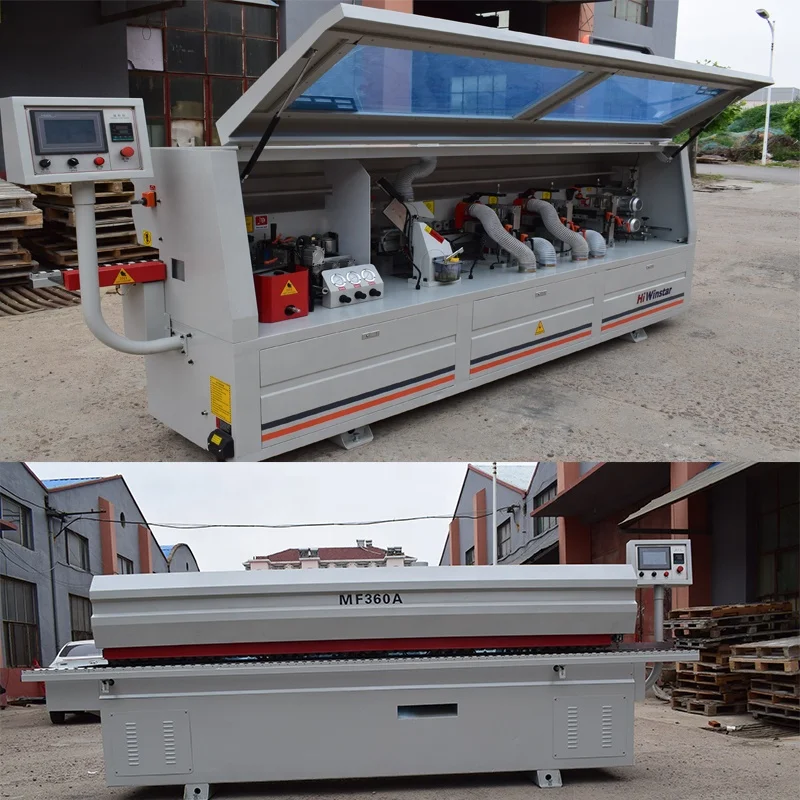 
MF360A woodworking Through Feed Automatic PVC Edge Banding Machine particle board edge banding machine 