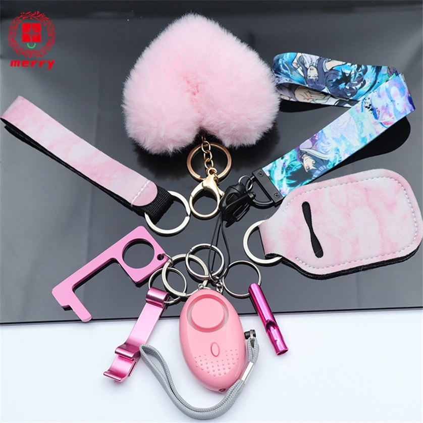 Verified self defense keychain manufacturer wholesale color customizable fiezkaa self defense keychain for women