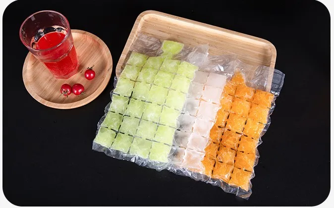 Disposable Ice Plastic Bags Food Grade Safety Plastic Ice Cube Bags For Making Ice Packs