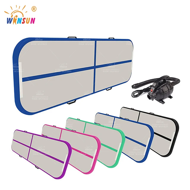 Factory price GYM Airtrack Gymnastics Mat AirTrack Inflatable Air Floor Mat acrobatics air tracks
