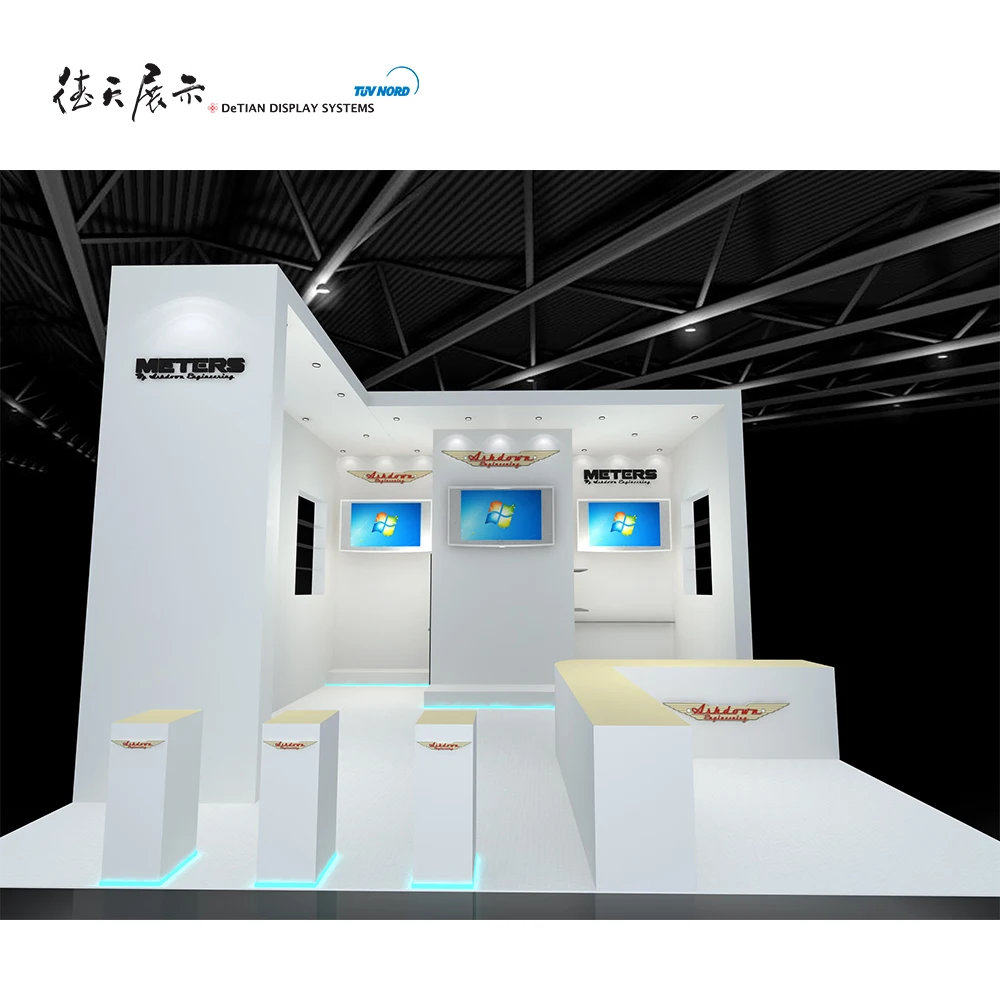 new materials big size exhibition booth/trade show stands