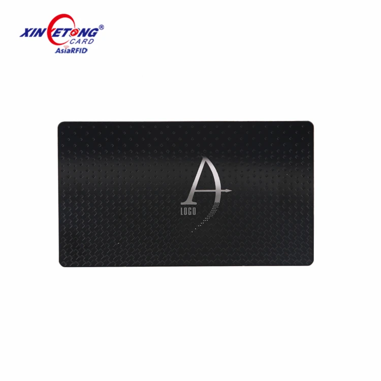 Asiarfid High Quality Stainless Steel/Brass/Aluminum Brushed Metal Business Card 30mil *Credi Card Size Customizable Metal Card