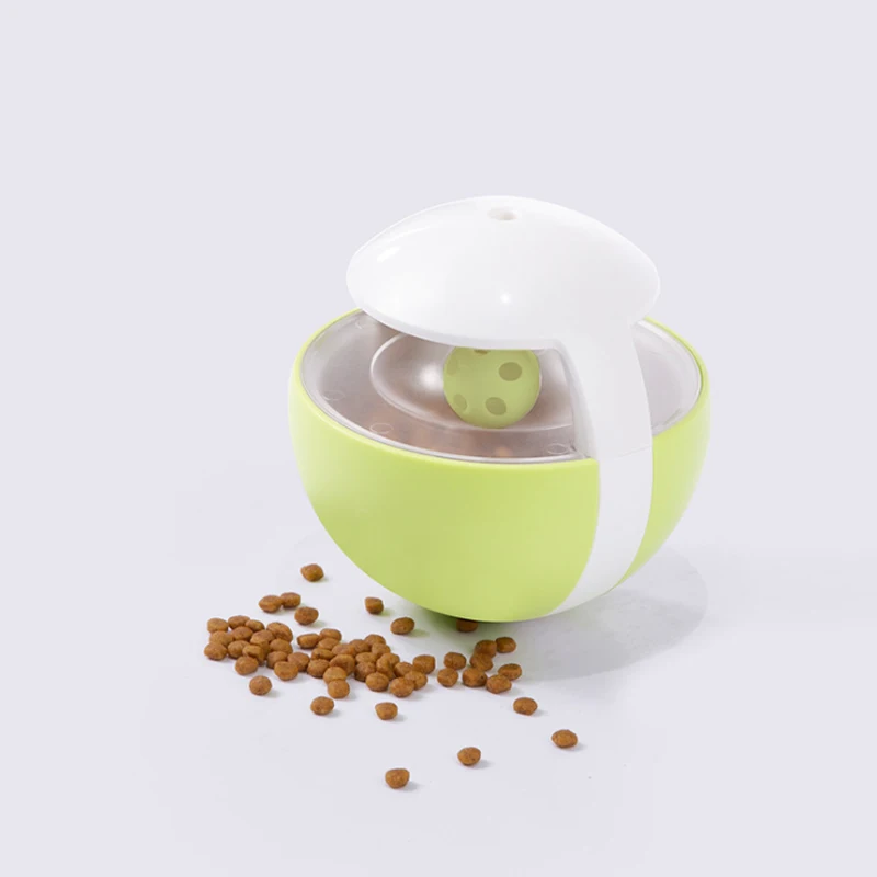 Dog Cat Food Treat Ball Bowl Toy Funny Pet Shaking Tumbler Leakage Food Container Puppy Cat Tower Tracks Roller Toys