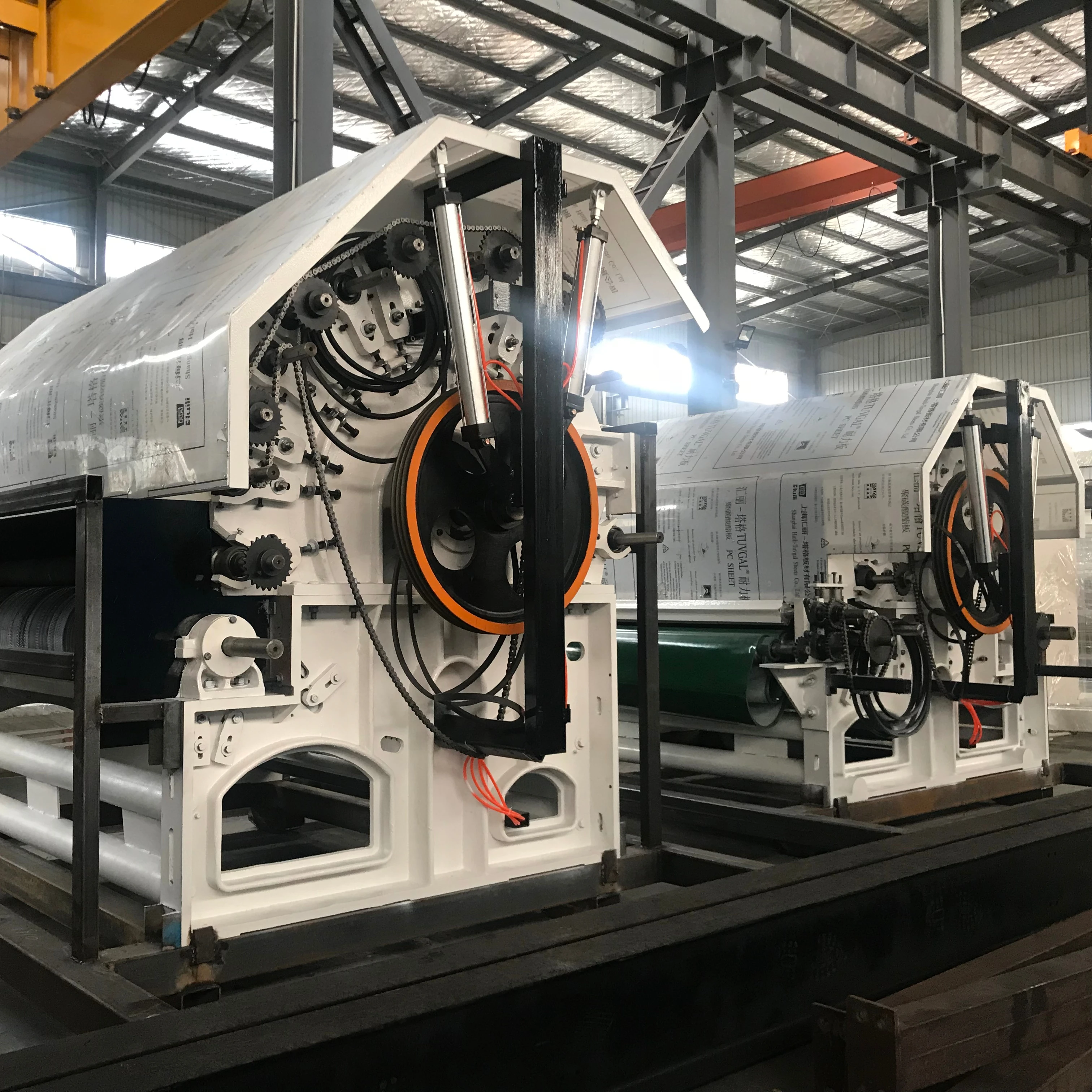 AL-- PET Fiber Nonwoven Double Cylinder Double Doff Carding  Making machine Carpet/Geotextile/Wadding Non woven Machine