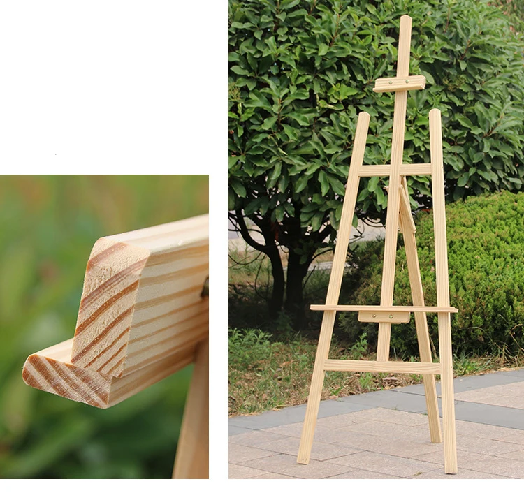 Bview Art 150cm Wooden Artist Display Easel for Painting