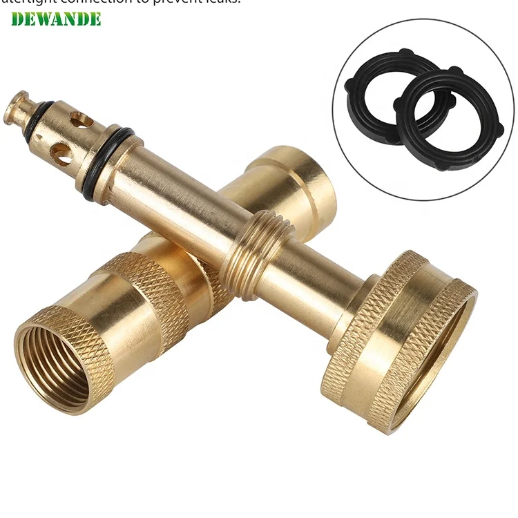 Dewande garden hose nozzle brass spray gun garden watering hose nozzle gun