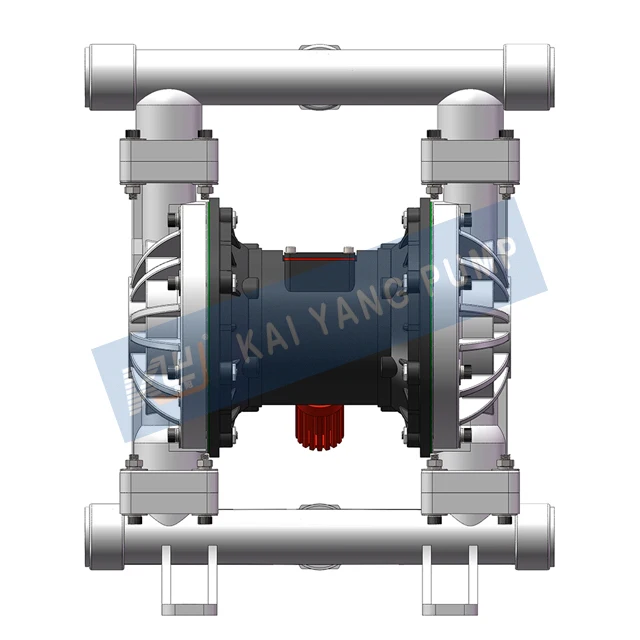 KYQ25LS Water Diaphragm Pump Low Pressure PP Pneumatic Used To Transport Mud Pottery Pulp And Other Ceramic Raw Materials