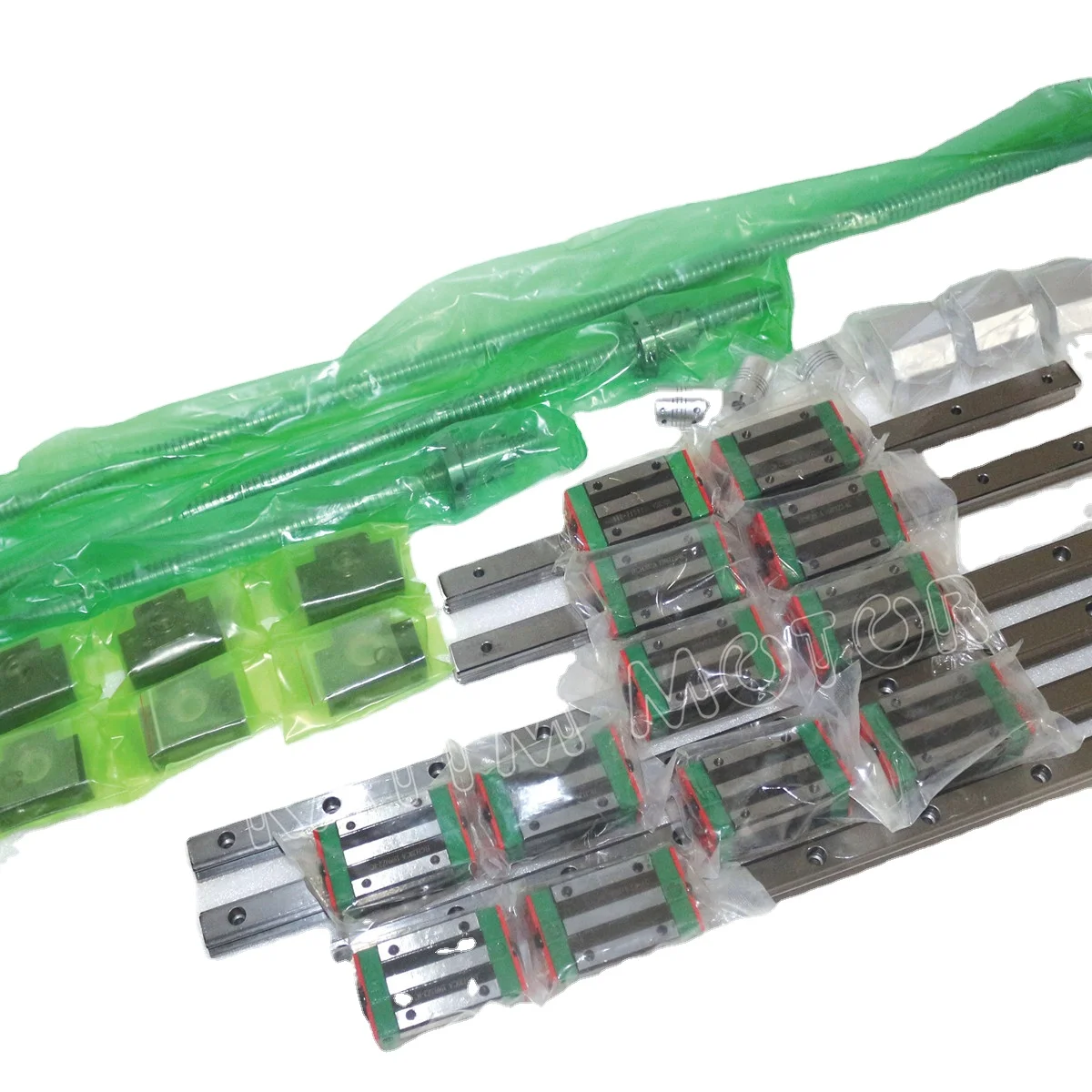 
[EU] HGH20 20mm Square Linear guide rail set 400/700/1000mm+SFU1605 Ballscrew&Nut+BKB12+Coupler+HGH20CA Block for CNC Router Kit 