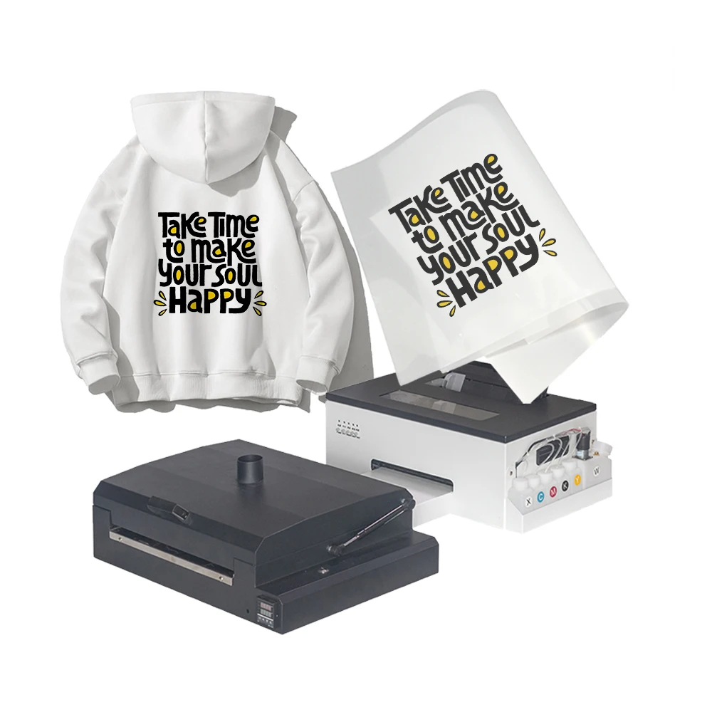 Factory Price Blank DTF transfer film DTF Direct To Film Printing On Desktop DTF Printer L1800 blank transparent transfer film