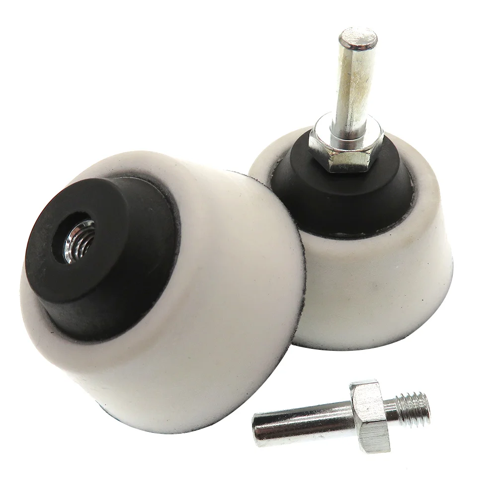 2 Inch 50mm Drill Pad Sanding Pad Backing Pad Hook and Loop Backup Plate Come with 6mm Shank for Power Tools Accessories