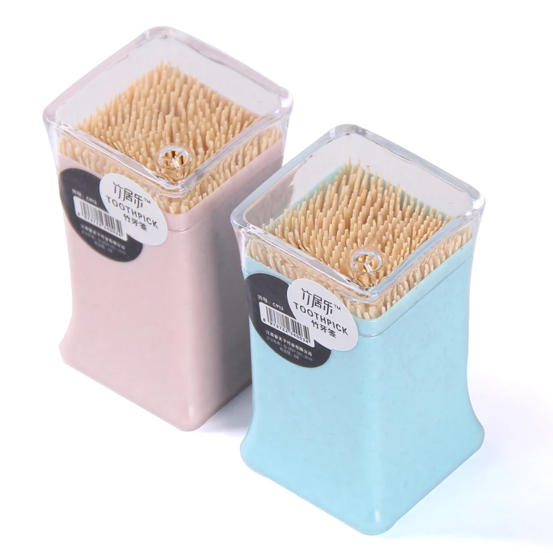 
Toothpick Containers Wooden Sticks Refillable Toothpick holders 65mm * 2.0mm High Quality Bamboo Toothpicks 