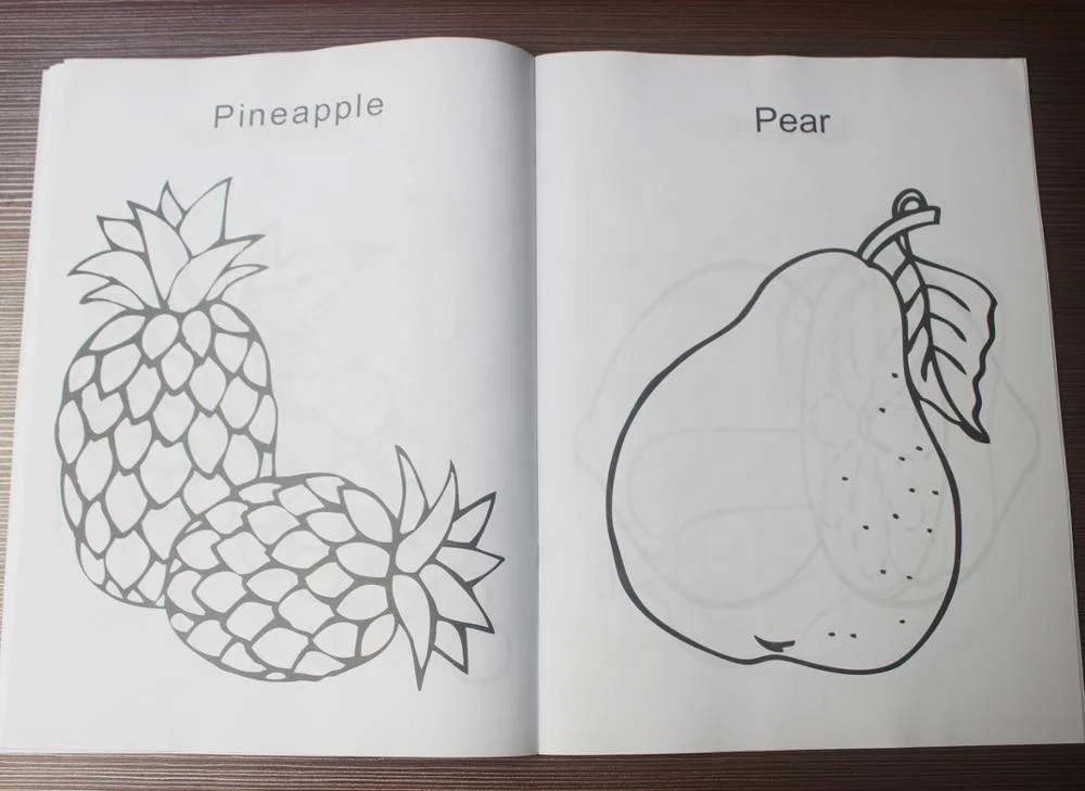 
2020 diversified latest designs high quality children drawing book with colors 