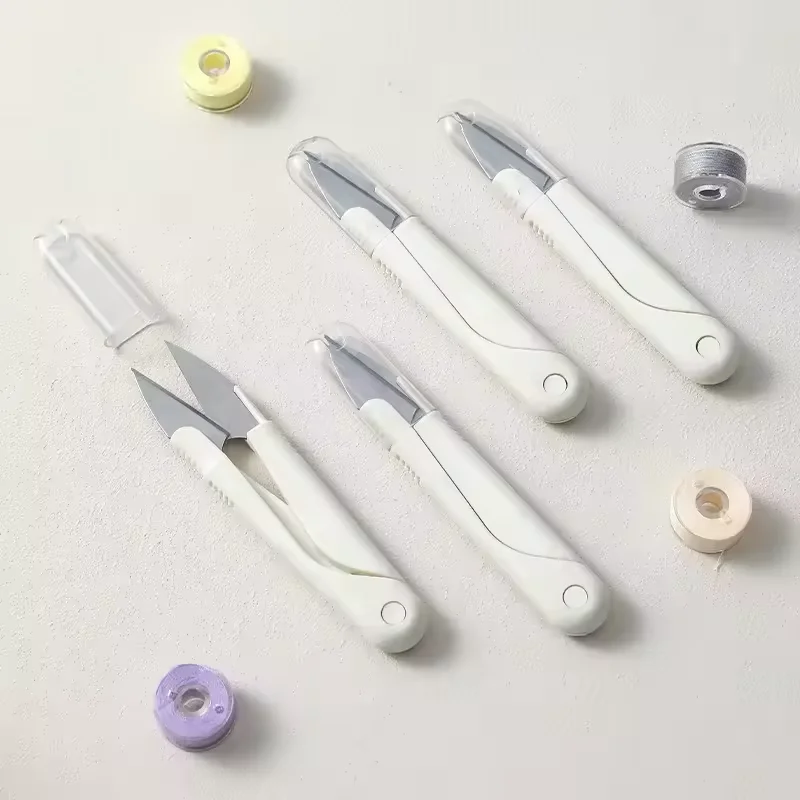 Sewing Scissors Yarn Thread Cutter Small Snips Trimming Nipper Fishing Line Fabric Mini Shears for Home Students