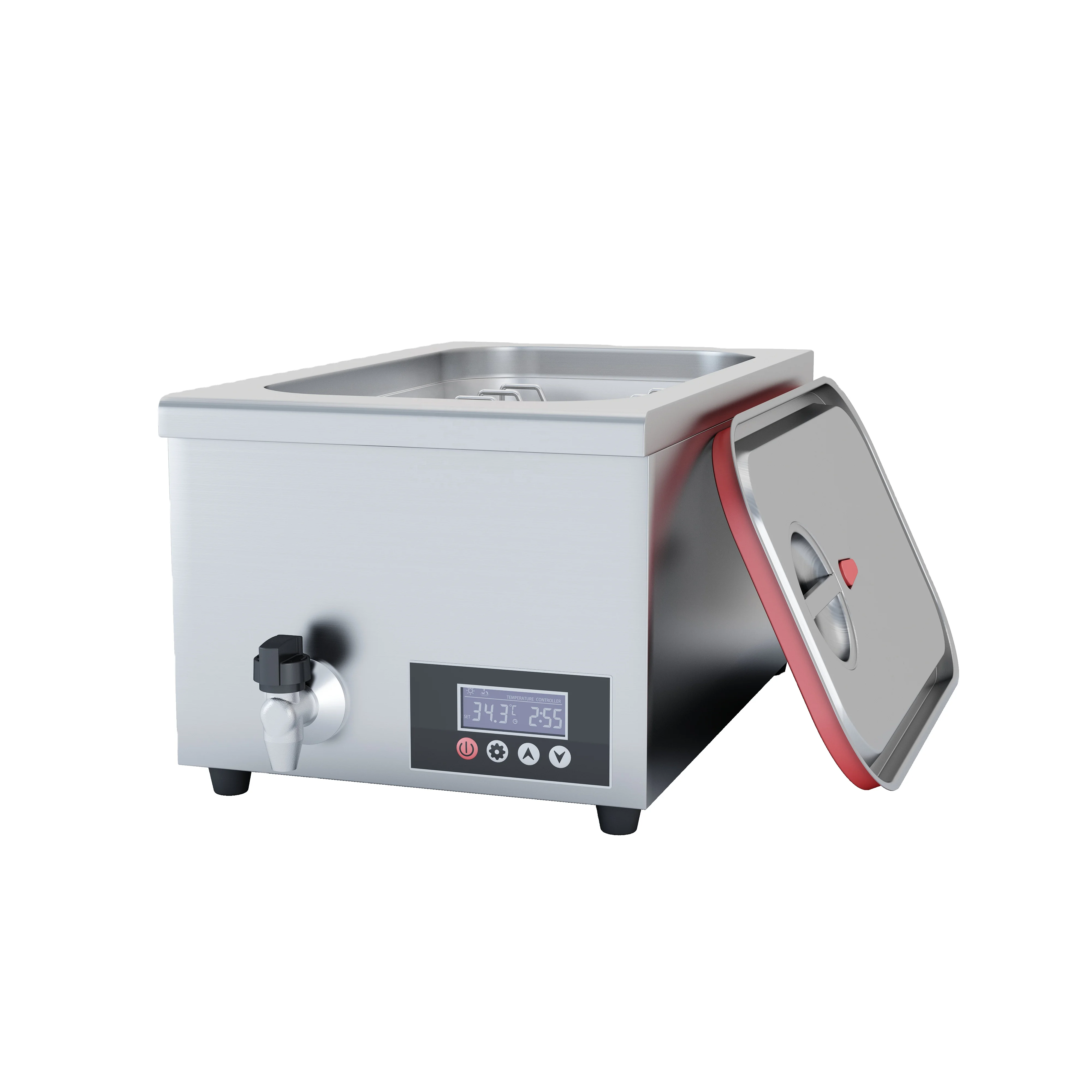 Factory Supply 24 Liters Container Commercial Kitchen Equipment Liquid Crystal Display Low Temperature Cooking Sous Vide