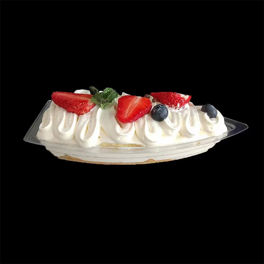 8 oz Clear Plastic Disposable Banana Split Boats /Perfect Size/ Great Party Dish