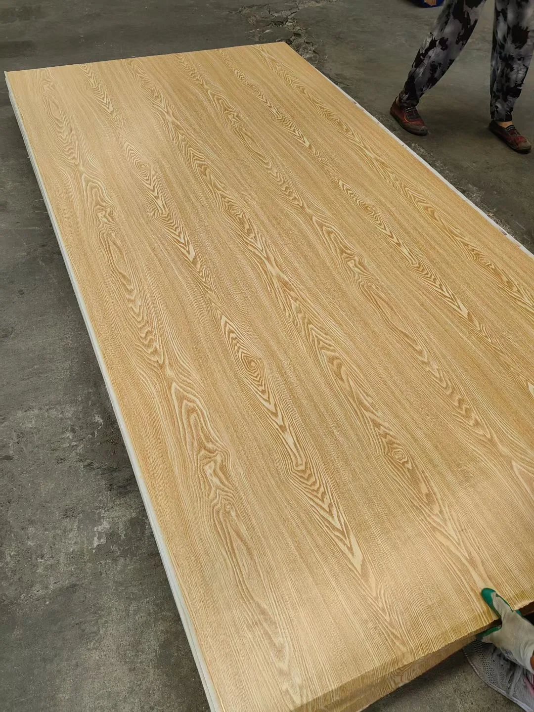 Melamine mdf ,door skin hdf,Various Wood Grain Color Can Choose White Wood Grain melamine Board Color