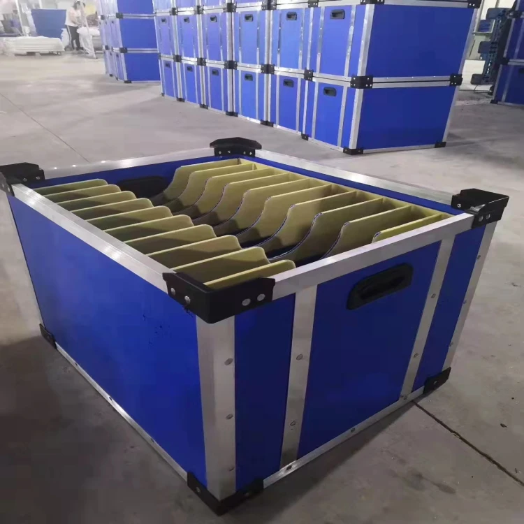 Customized Glassware Storage Boxes Corrugated Plastic Sheet Box Storage Boxes