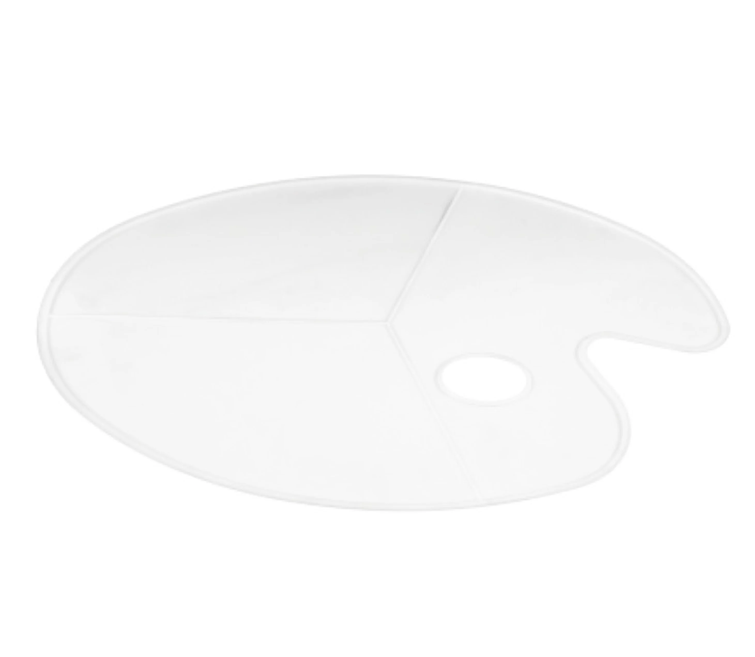 Wholesale Art Supplies Colorful Plastic Paint Palette Tray Watercolor Acrylic Paint Tray Palettes