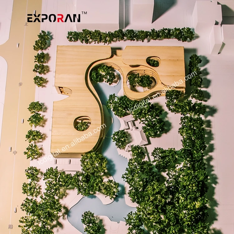 Особый материал, высокое качество, древесина, архитектура, 3D моделирование, архитектурная модель, дерево