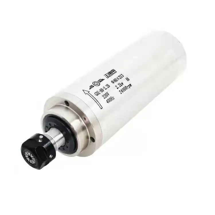
High frequency 2.5kw 24000rpm 400hz water cooling system for spindle motor 