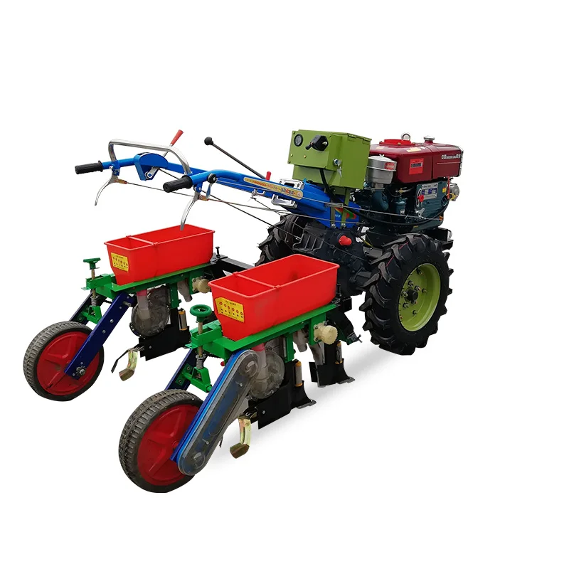 
walking tractor 1 row potato planter 