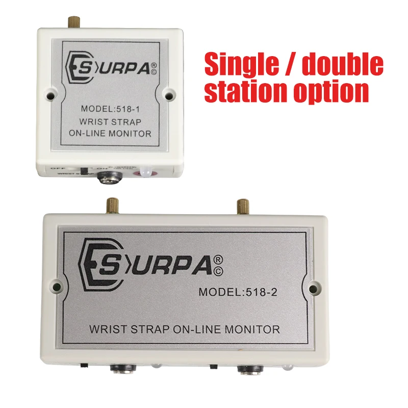 Esd wrist strap monitor surpa 518-2 antistatic wristband online esd wrist strap monitor