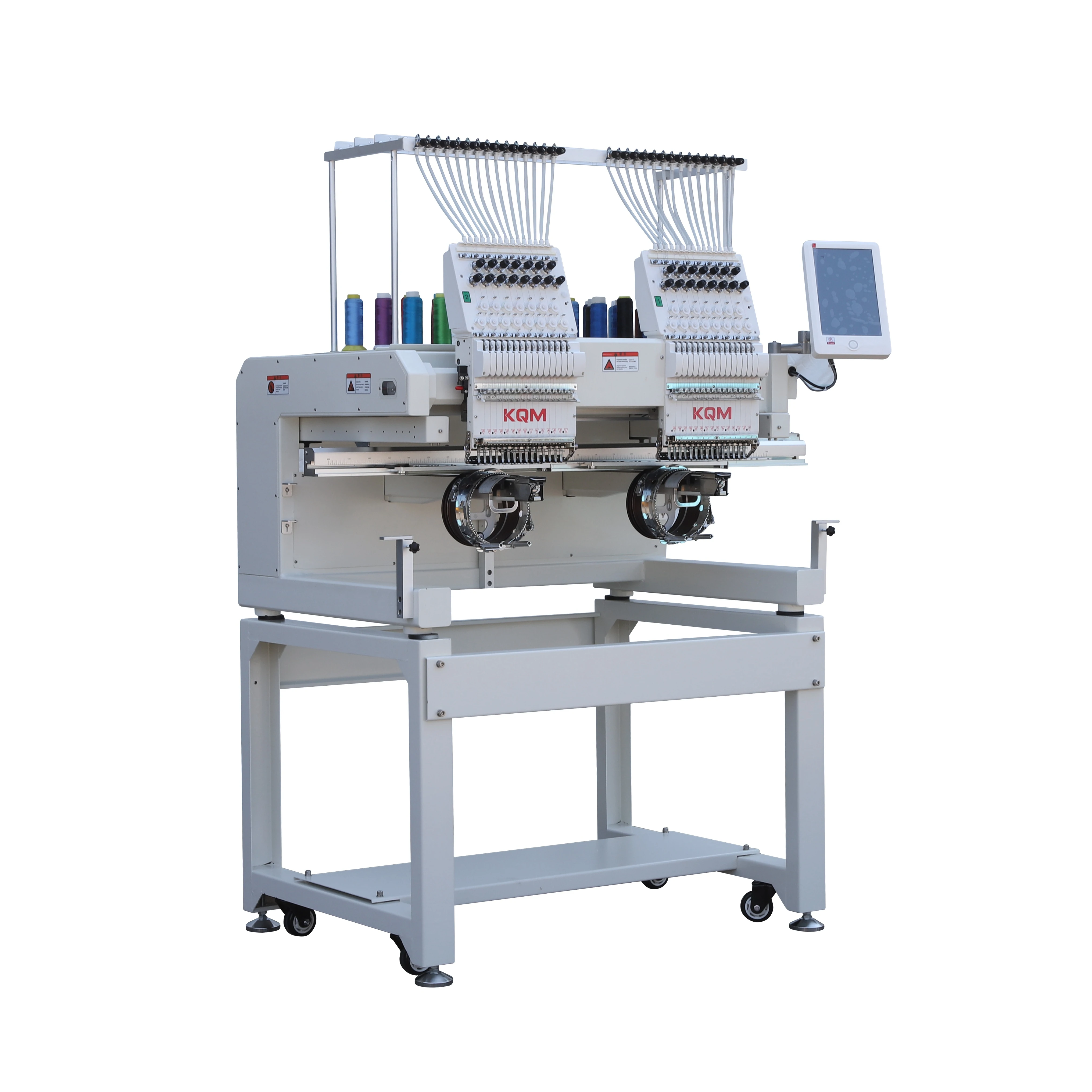 Flat 2 Heads Embroidery Machine Computer Embroidery Machine Commercial Home Embroidery Sewing Machine