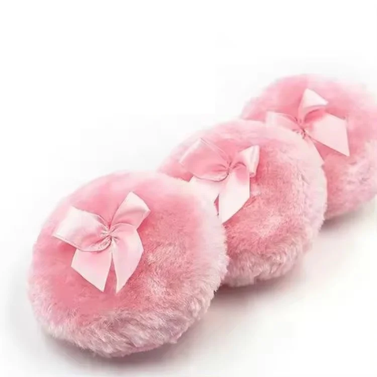 Round Colorful Thickness Soft Cosmetic Puff Face Loose Mineral Puff Cosmetic Makeup Sponge Body Powder Puff