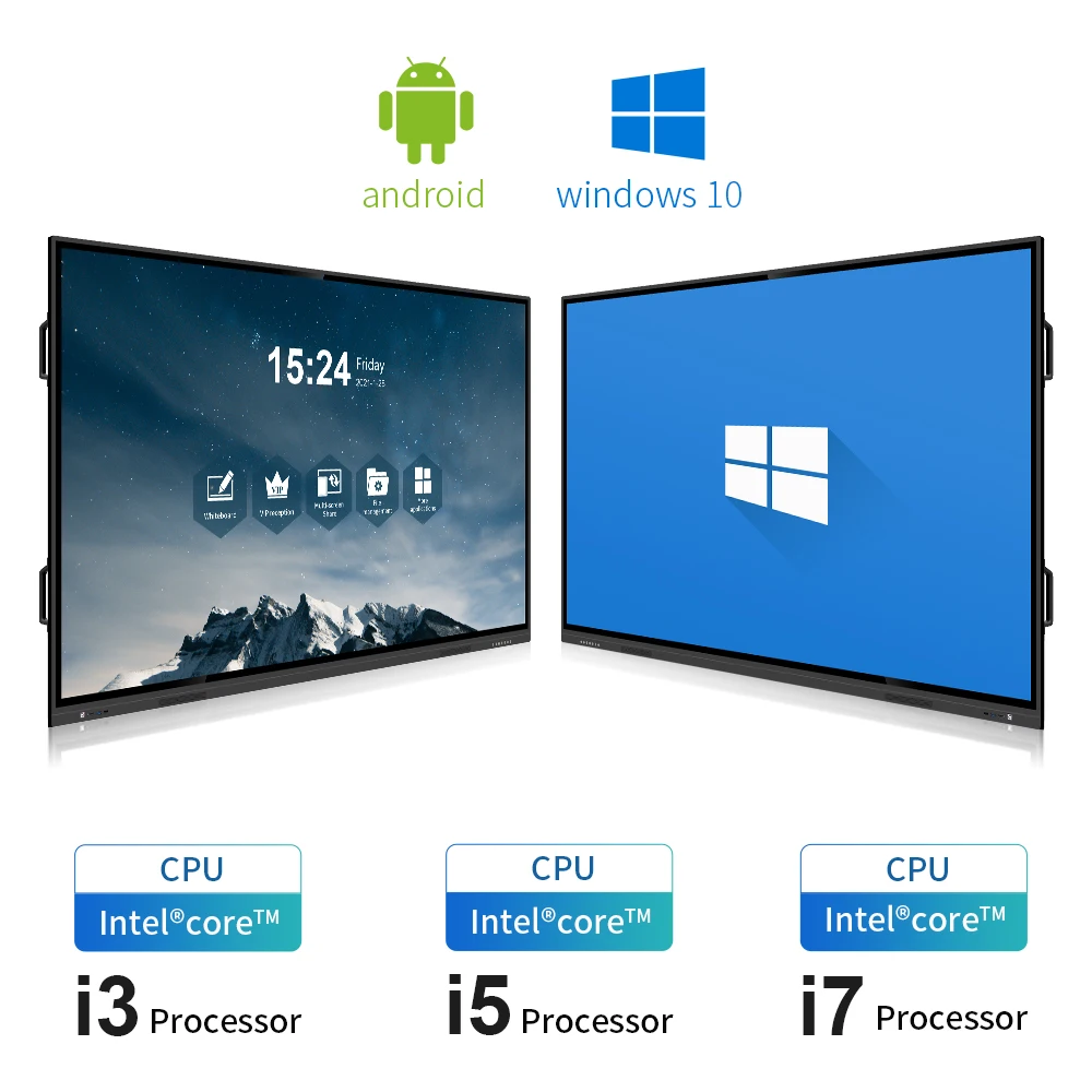 Дешевая умная интерактивная электронная доска 75 дюймов, все в одном, Интерактивная плоская панель дисплея, цифровая доска