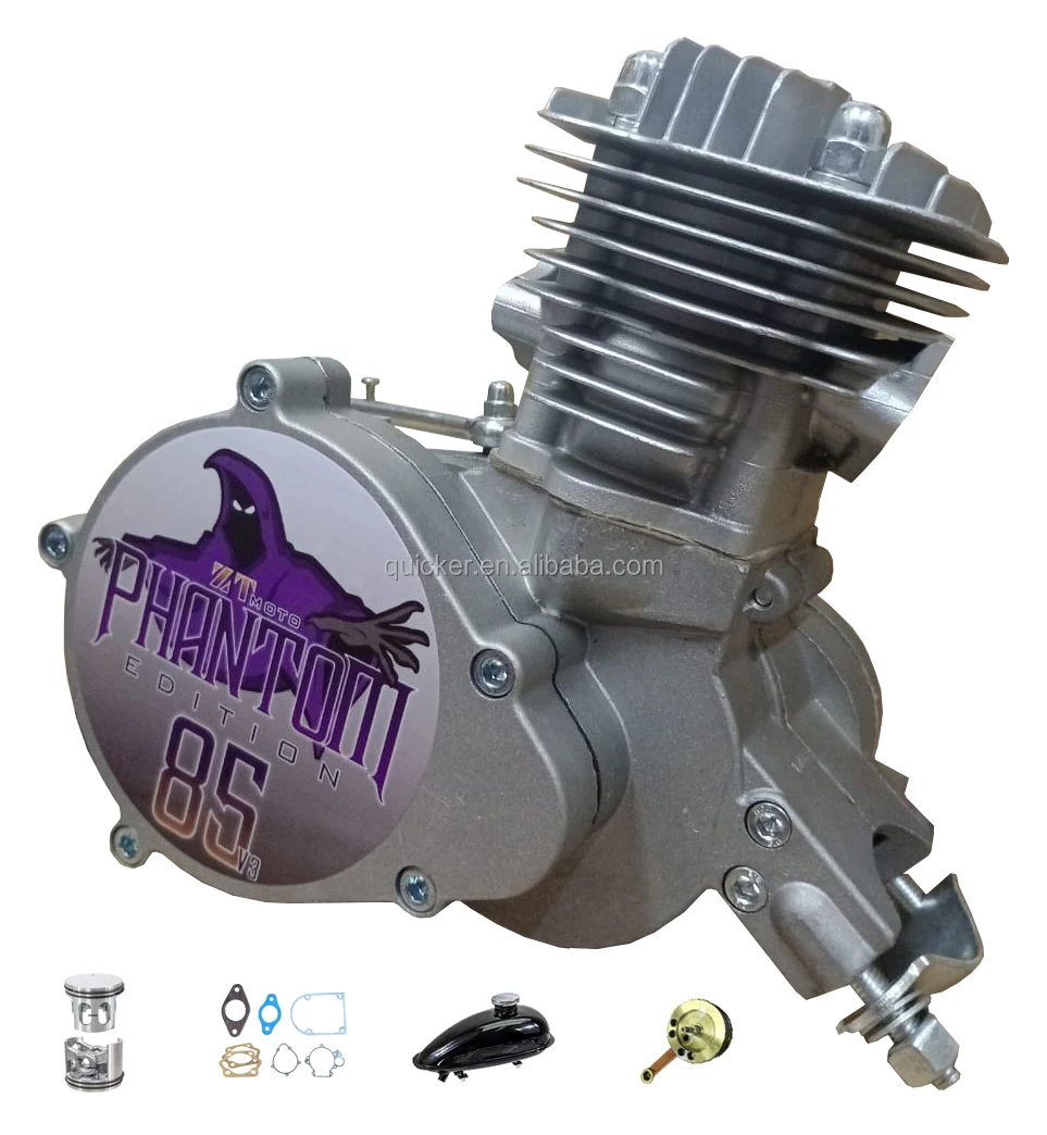 Motorized gas bicycle chopper scooter motor Phantom 85cc (more than 80cc) V3 two stroke bike engine kit