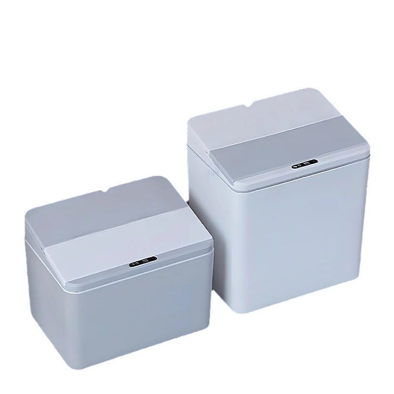 4L/6L Smart Desktop Sensor Trash Can Battery Powered Automatic Mini Trash Can with Lid for Office Desks and Vehicles Trash Can