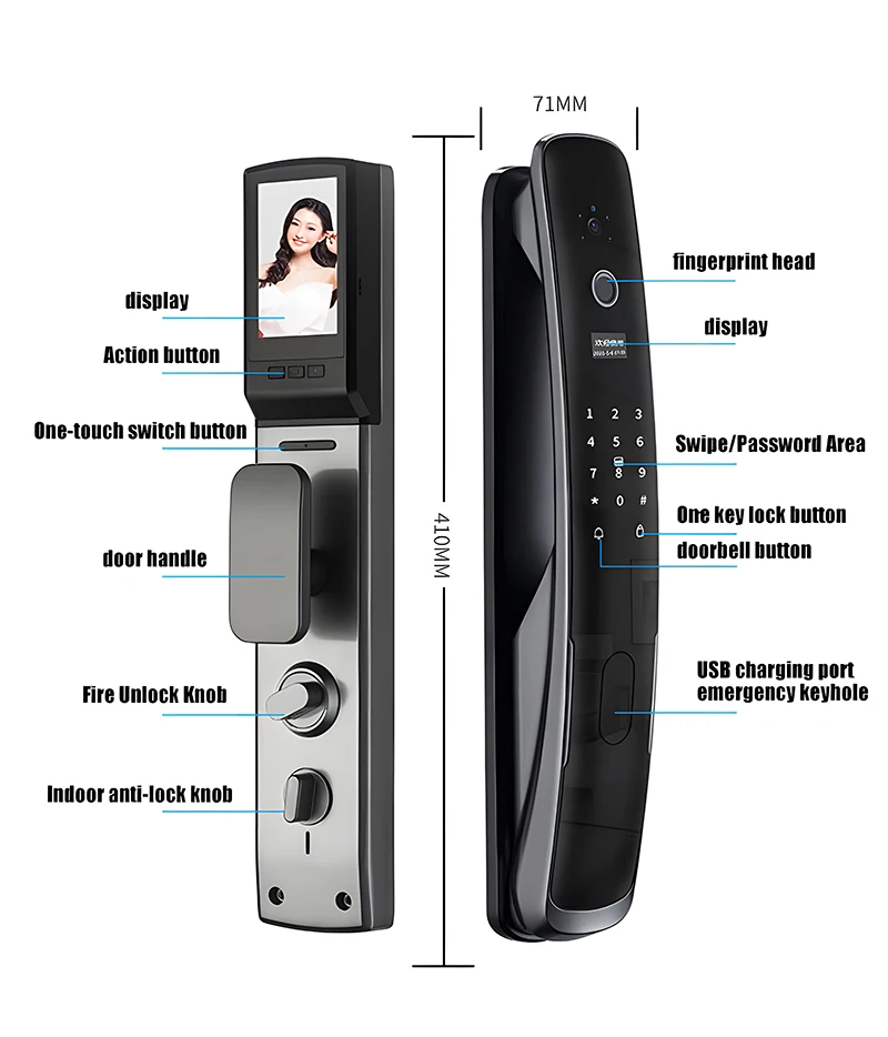 Goking China home home apartment smart locks swipe card electric digital cam lock cerradura inteligente wifi