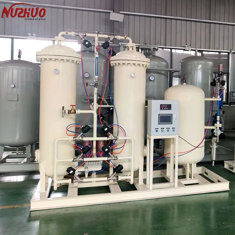 NUZHUO Oxygen Station Best Selling PSA O2 Plant For Combustion High Purity Industrial O2 Generator