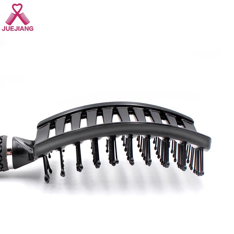 Scalp Massage Comb Hairbrush Bristle Nylon Women Wet Curly Detangle Tangle Teaser Hair Brush for Salon Hairdressing Styling Tool