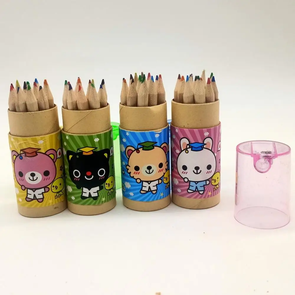 Profesional eco recycle rainbow colored pencil colored drawing pencil wholesale colored pencil