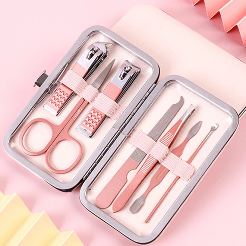 Customized Logo Personal Beauty Care Kit Nail Clipper Cuticle Nippers Manicure Set